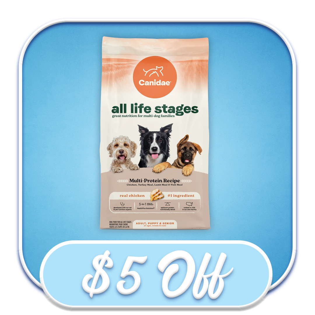 #51156 - Canidae All Life Stages Multi-Protein 5lb Dry Dog Diet