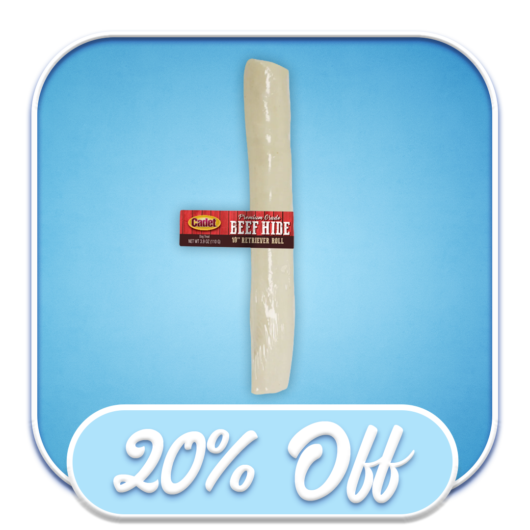 #30983 Cadet - 10" Beef Hide Retriever Roll Individual