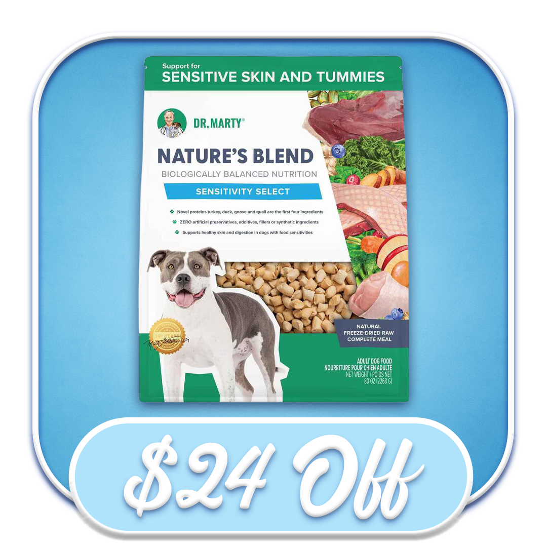 #51149 Dr. Marty Sensitivity Select 80oz Freeze-Dried Dog Diet