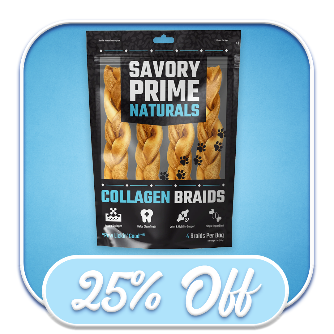 #50355 Savory Prime Naturals - Collagen Braids 4ct