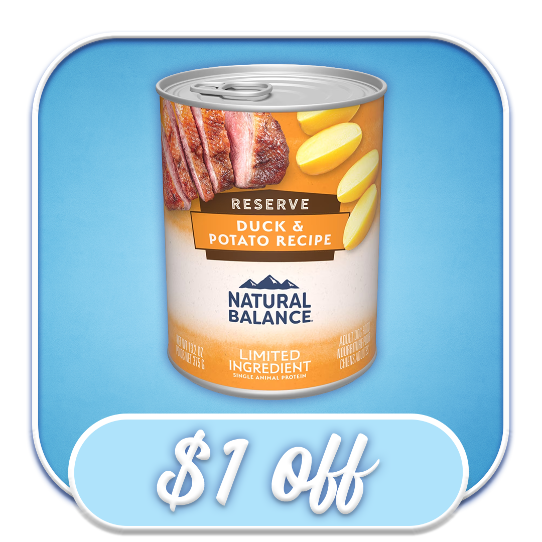 #21470 Natural Balance - Duck & Potato Canned Dog Diet 13oz