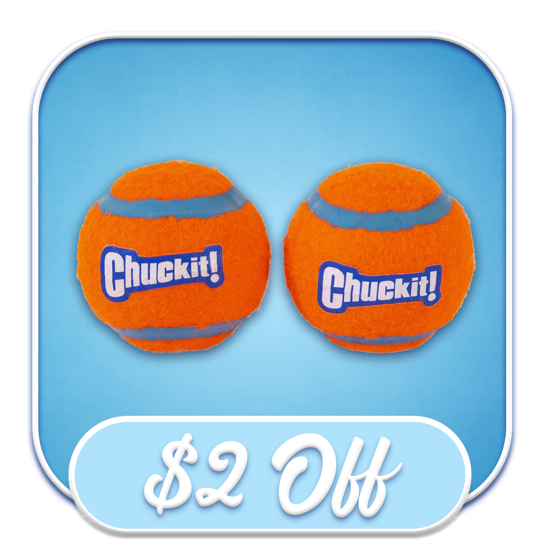 #21813 Chuck It - Tennis Ball Medium 2pk