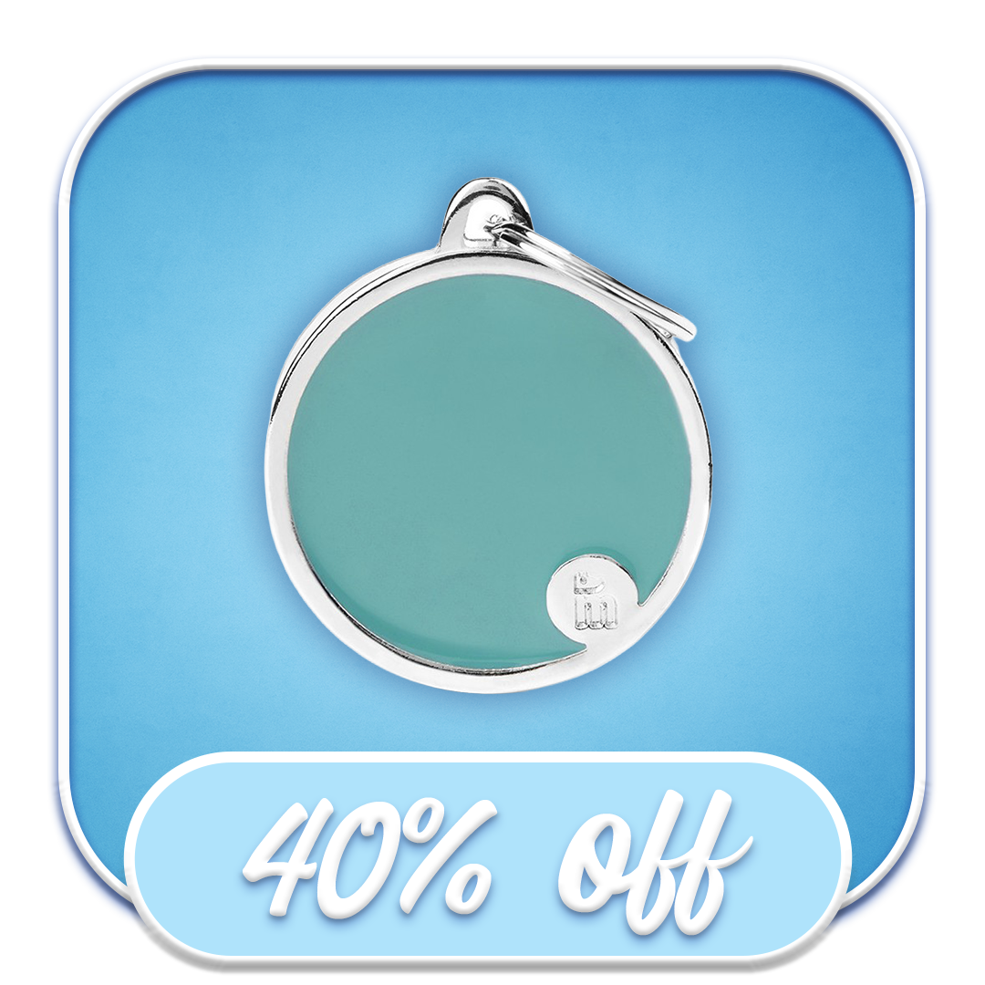 #46262 MyFamily - Handmade Medium Circle Light Blue