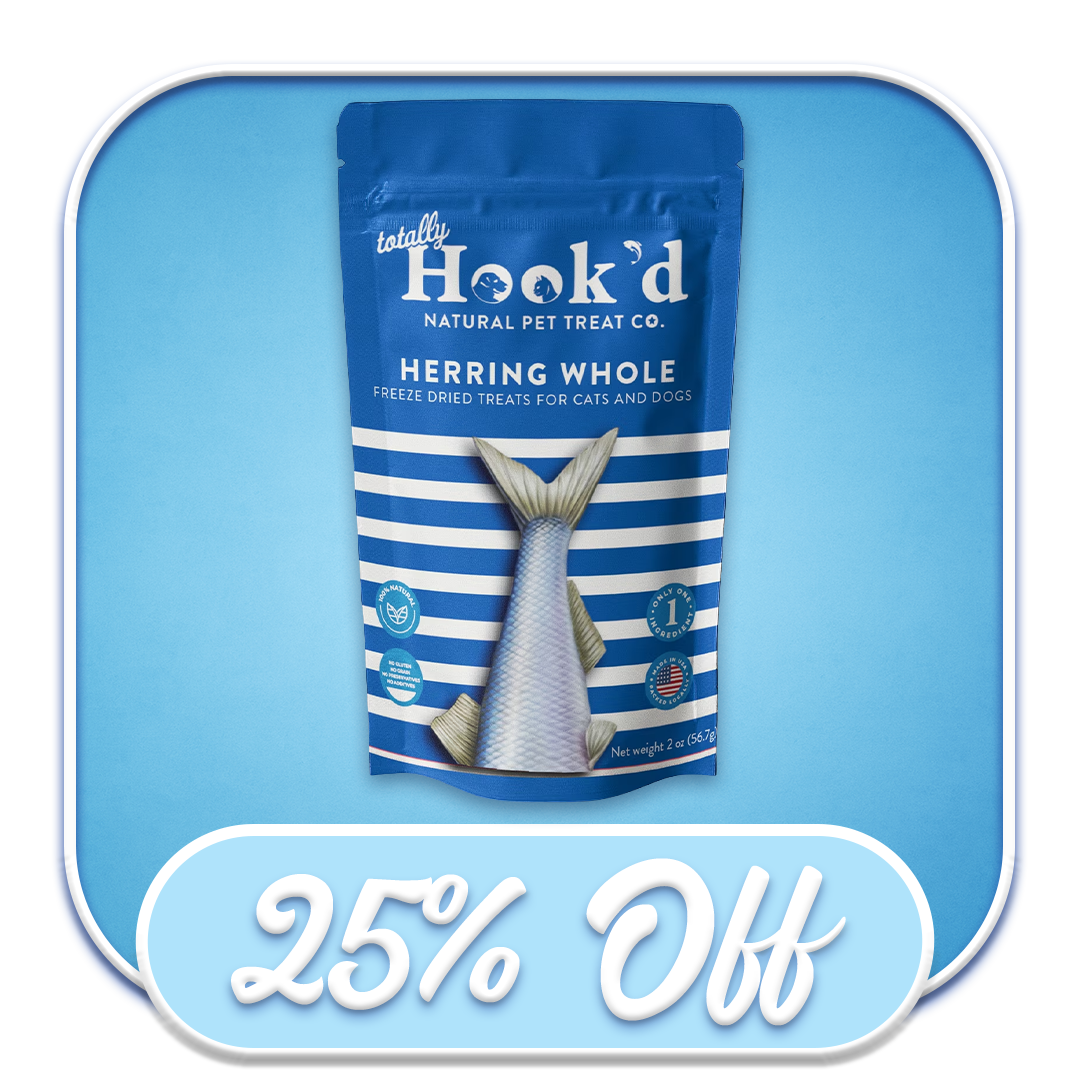 #52125 Totally Hook'd - Whole Freeze-Dried Herring 2oz