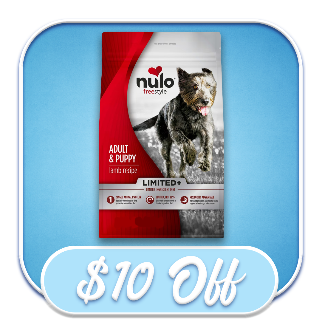 #51013 - Nulo FreeStyle Limited Ingredient Adult & Puppy Lamb & Rice Recipe 22lb Dry Dog Diet