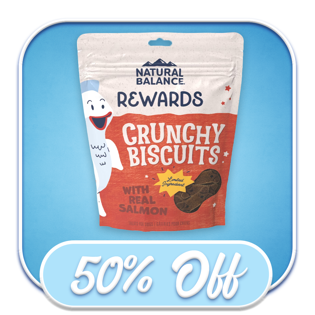 #23013 Natural Balance - Crunchy Biscuits Salmon 14oz