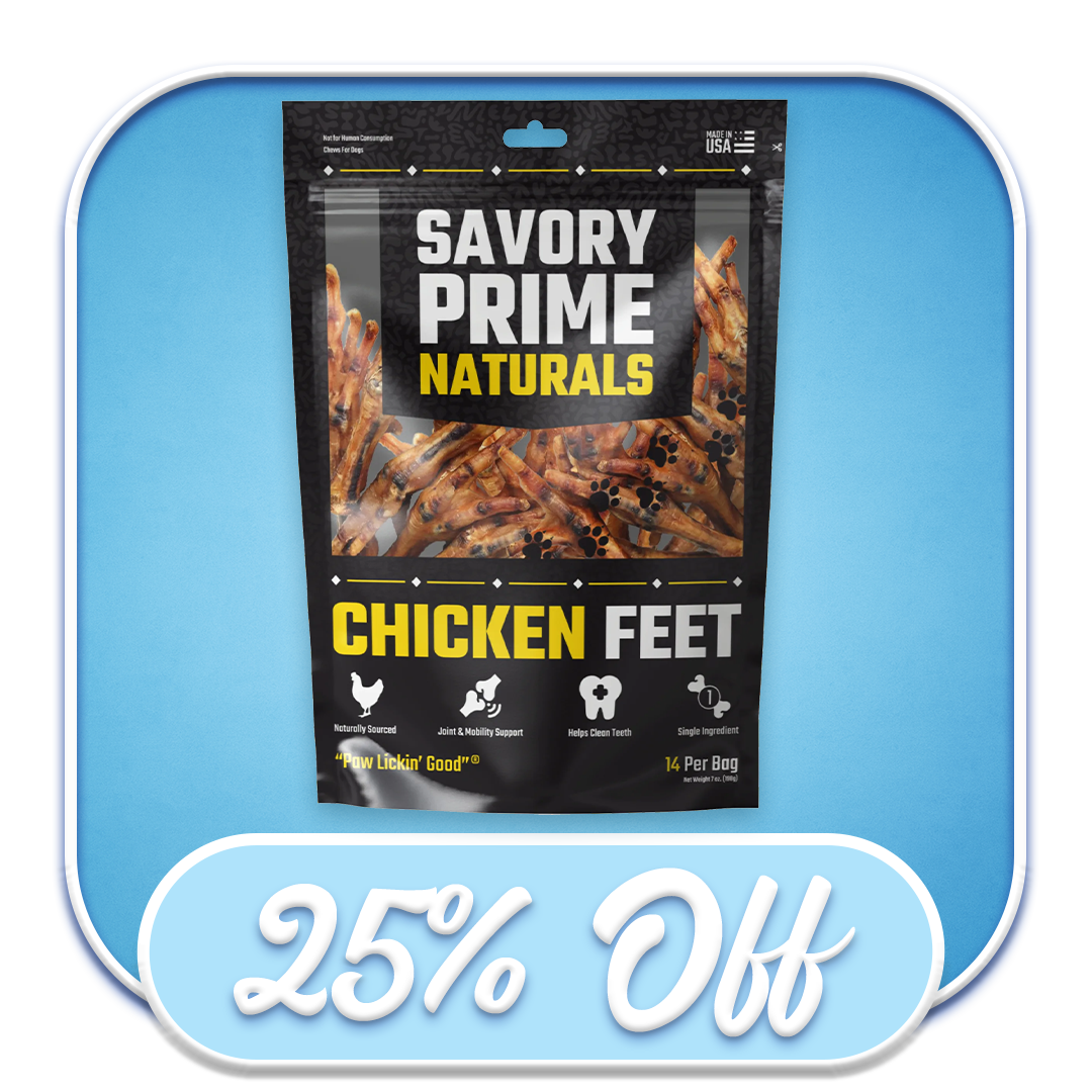 #50348 Savory Prime Naturals - Chicken Feet 8oz