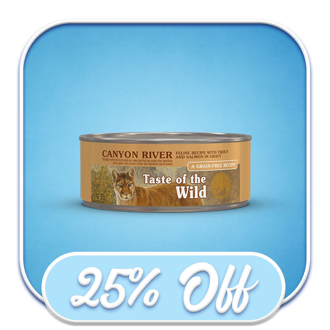 #24326 Taste of the Wild - Canyon River 5.5oz Canned Cat Diet