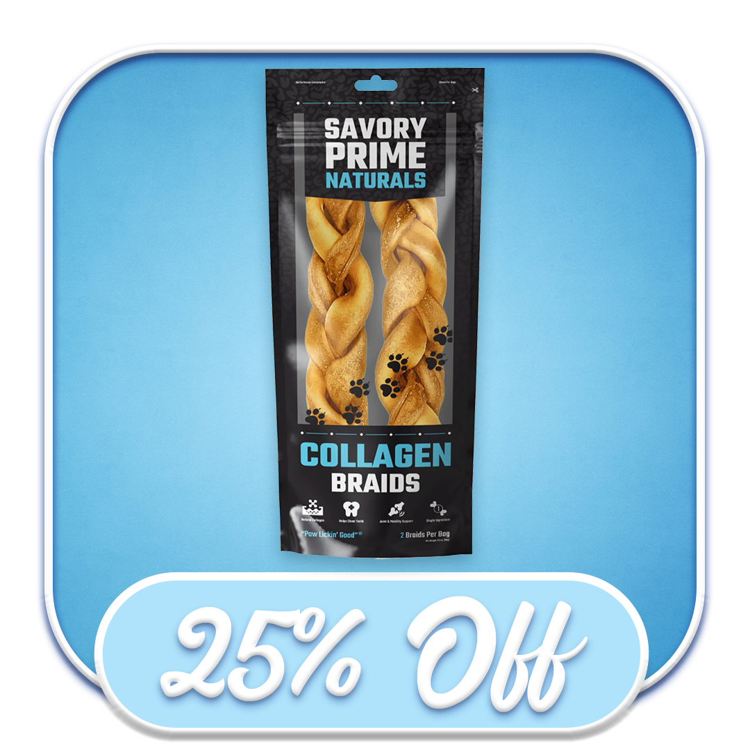#50356 Savory Prime Naturals - Collagen Braids 2ct