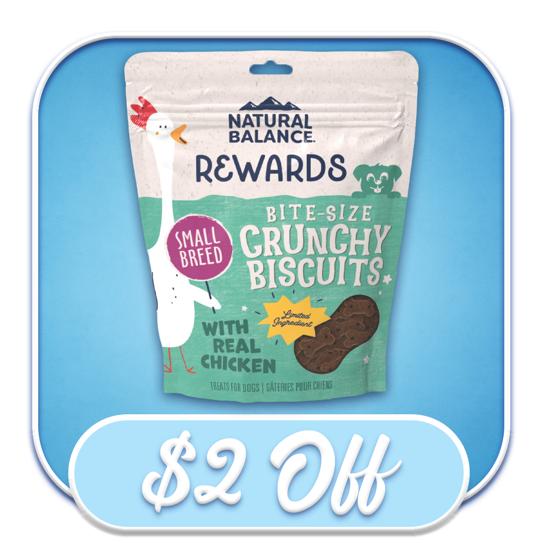 #25210 Natural Balance - LIT Chicken & Sweet Potato Small Breed 8oz Crunchy Biscuits
