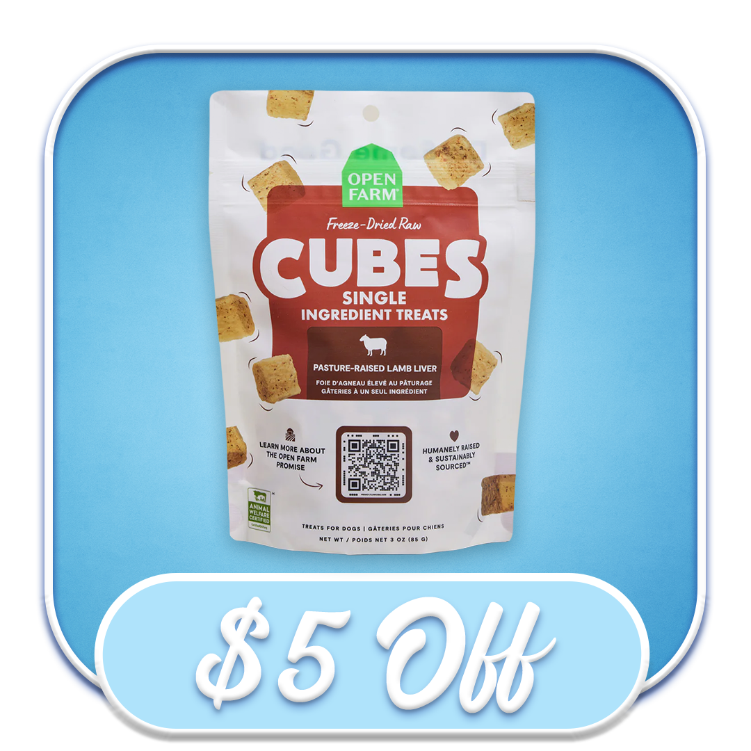 #51275 Open Farm - Freeze-Dried Raw Pasture-Raised Lamb Liver Cube Treats