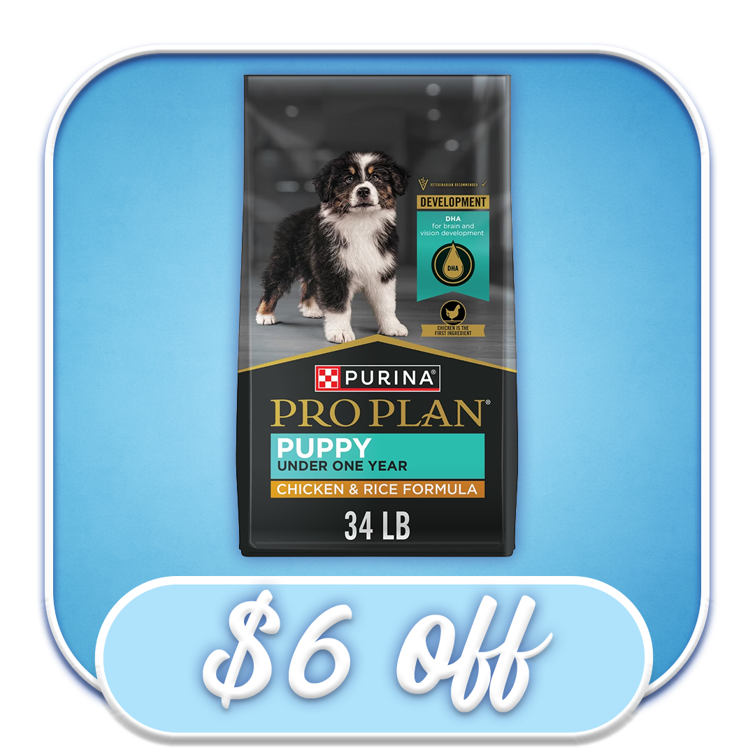 #42810 Purina Pro Plan - Puppy Chicken & Rice Dry Dog Diet 34lb