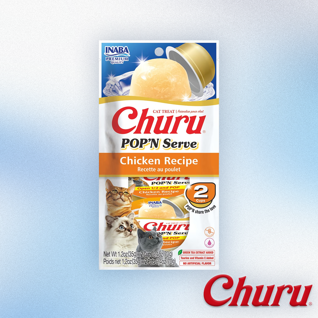 Inaba Churu - Pop'N Serve Chicken Recipe 2ct
