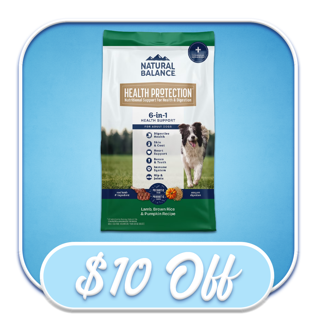 #52302 Natural Balance - Health Performance Lamb & Brown Rice 24lb Dry Dog Diet