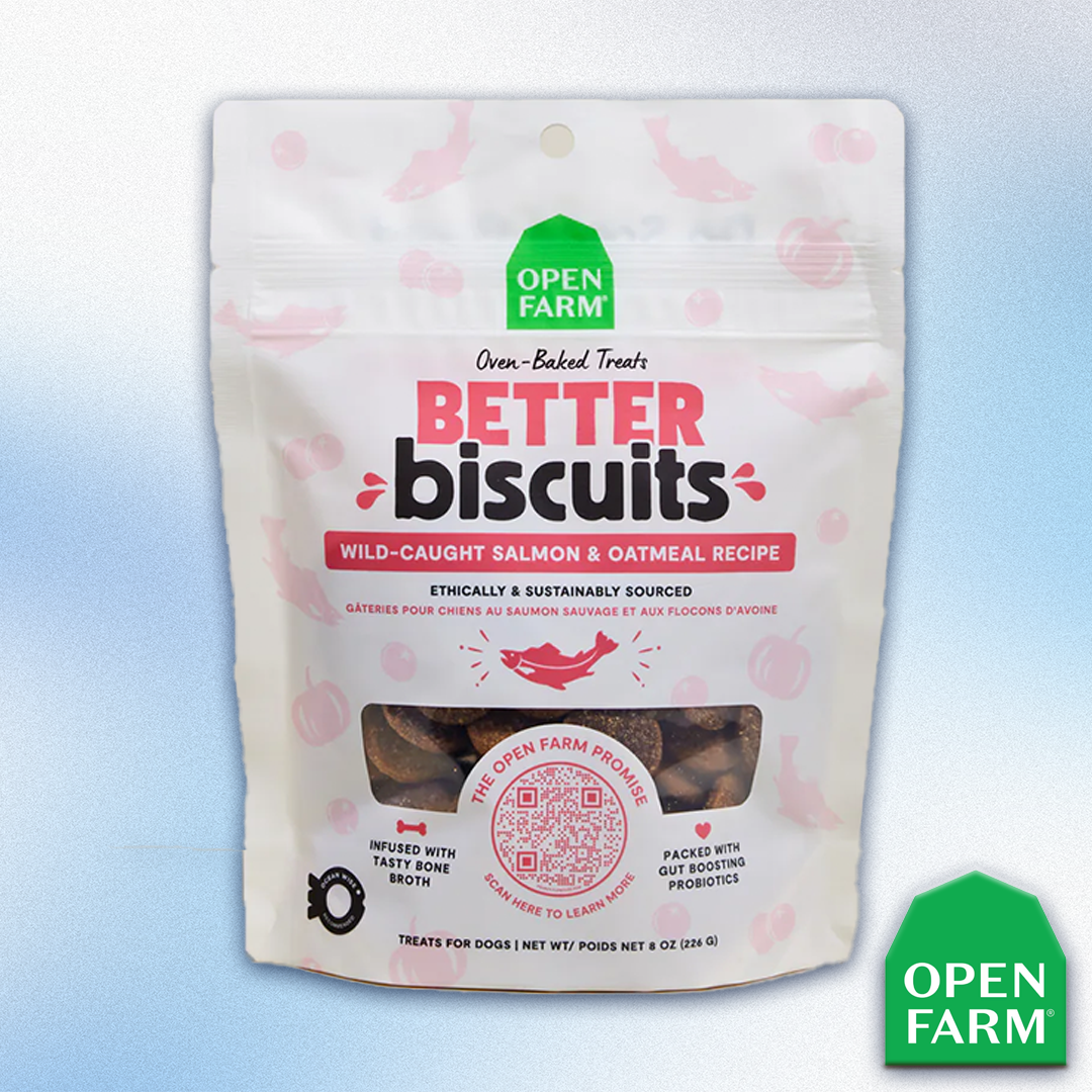 Open Farm - Better Biscuits Wild-Caught Salmon and Oatmeal