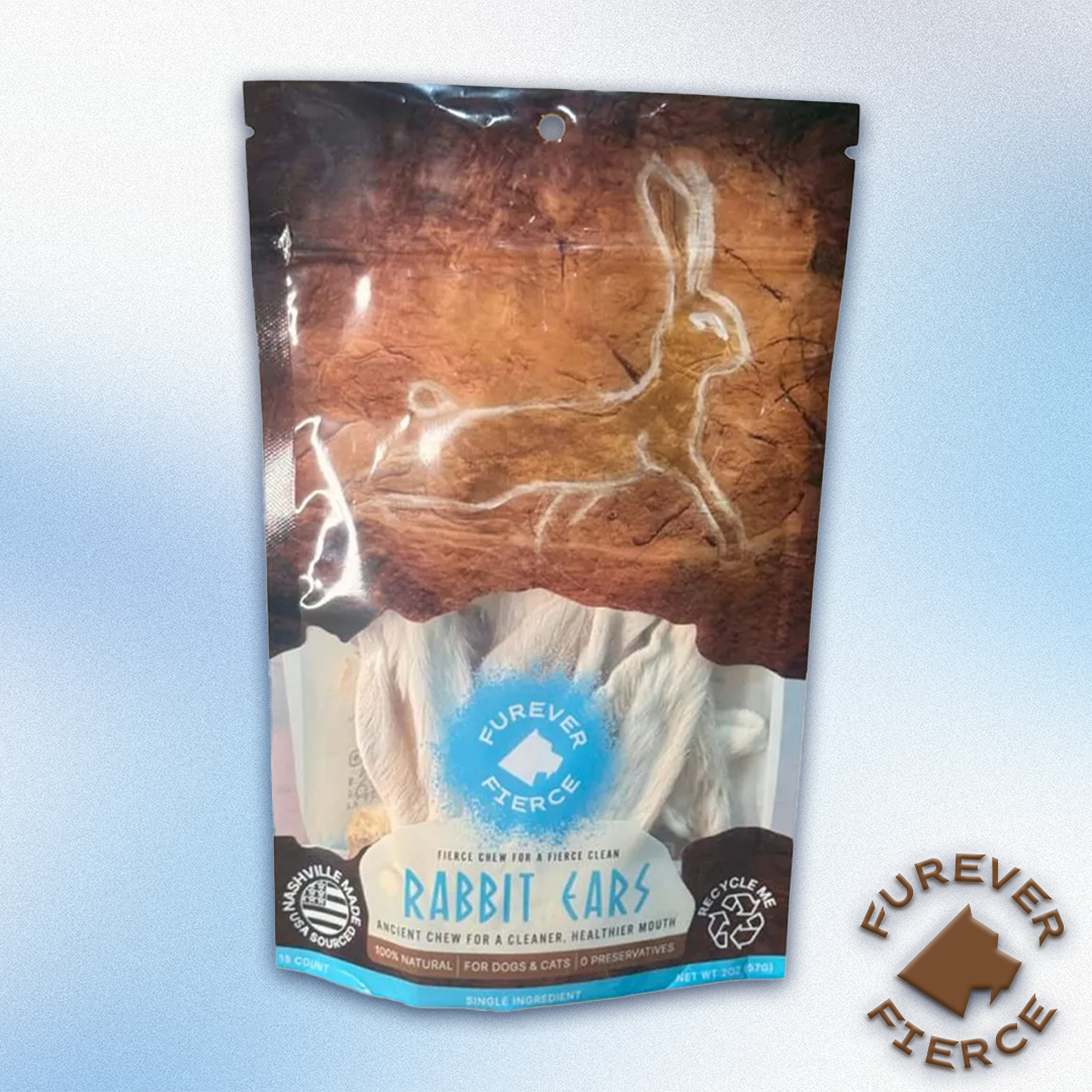 Furever Fierce - Rabbit Ears Natural Chews 5ct