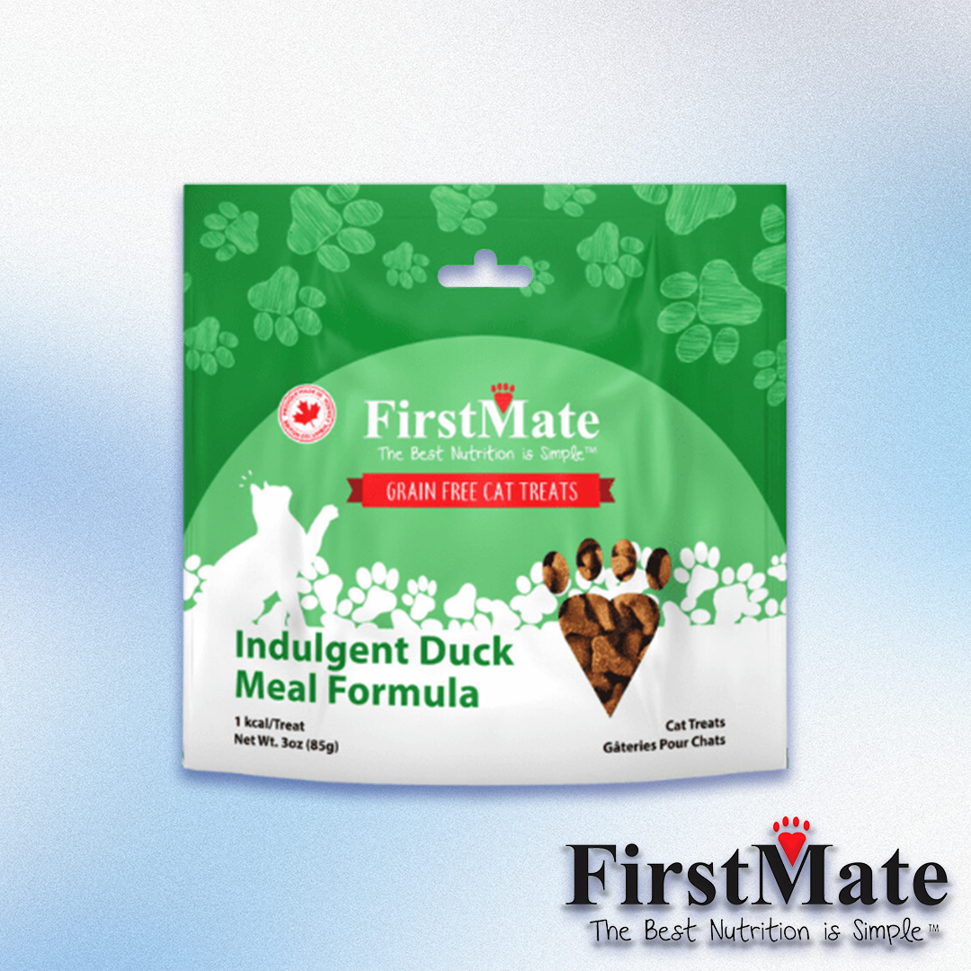 FirstMate - Indulgent Duck Meal Formula Grain-Free Cat Treats (3oz)