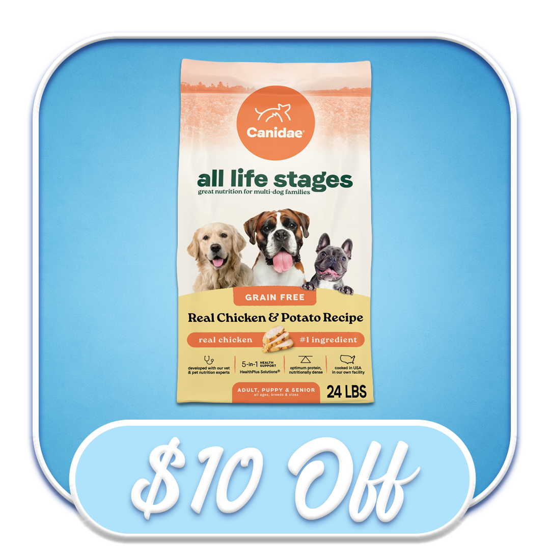#49547 Canidae - All Life Stages Grain Free Real Chicken & Potato Recipe 24lb Dry Dog Diet
