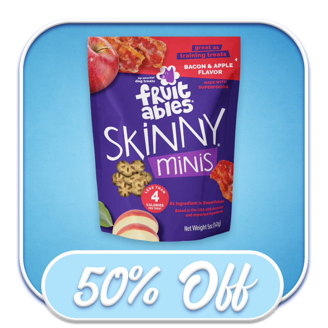 #51510 Fruitables - Skinny Minis Bacon & Apple Treats