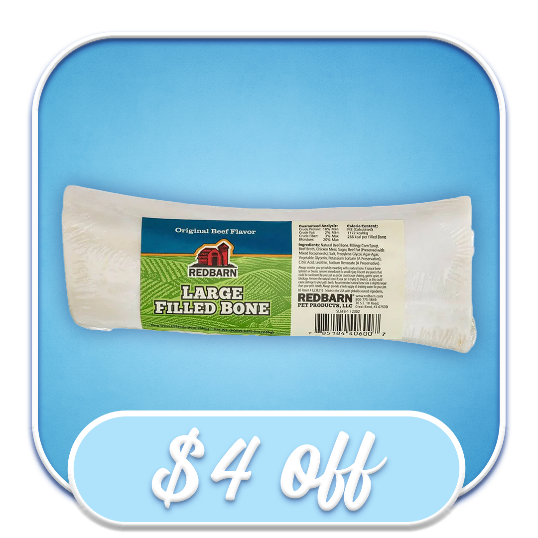 #18649 Redbarn - Large Beef Filled Bone
