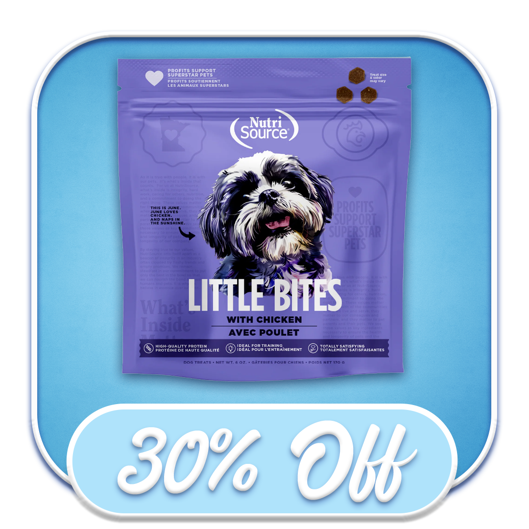 #49962 NutriSource - Lil' Bites with Chicken 6oz Treat