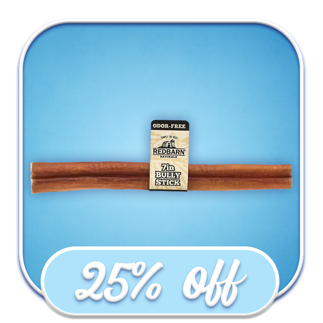 #39245 Redbarn - 7" Odor-Free Bully Stick