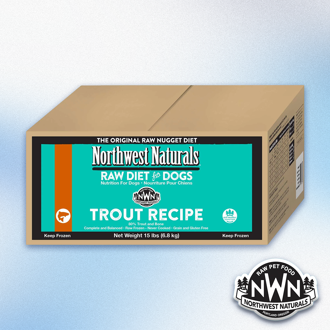 Northwest Naturals - Frozen Raw Nugget Diet for Dogs Trout Recipe (15lb)