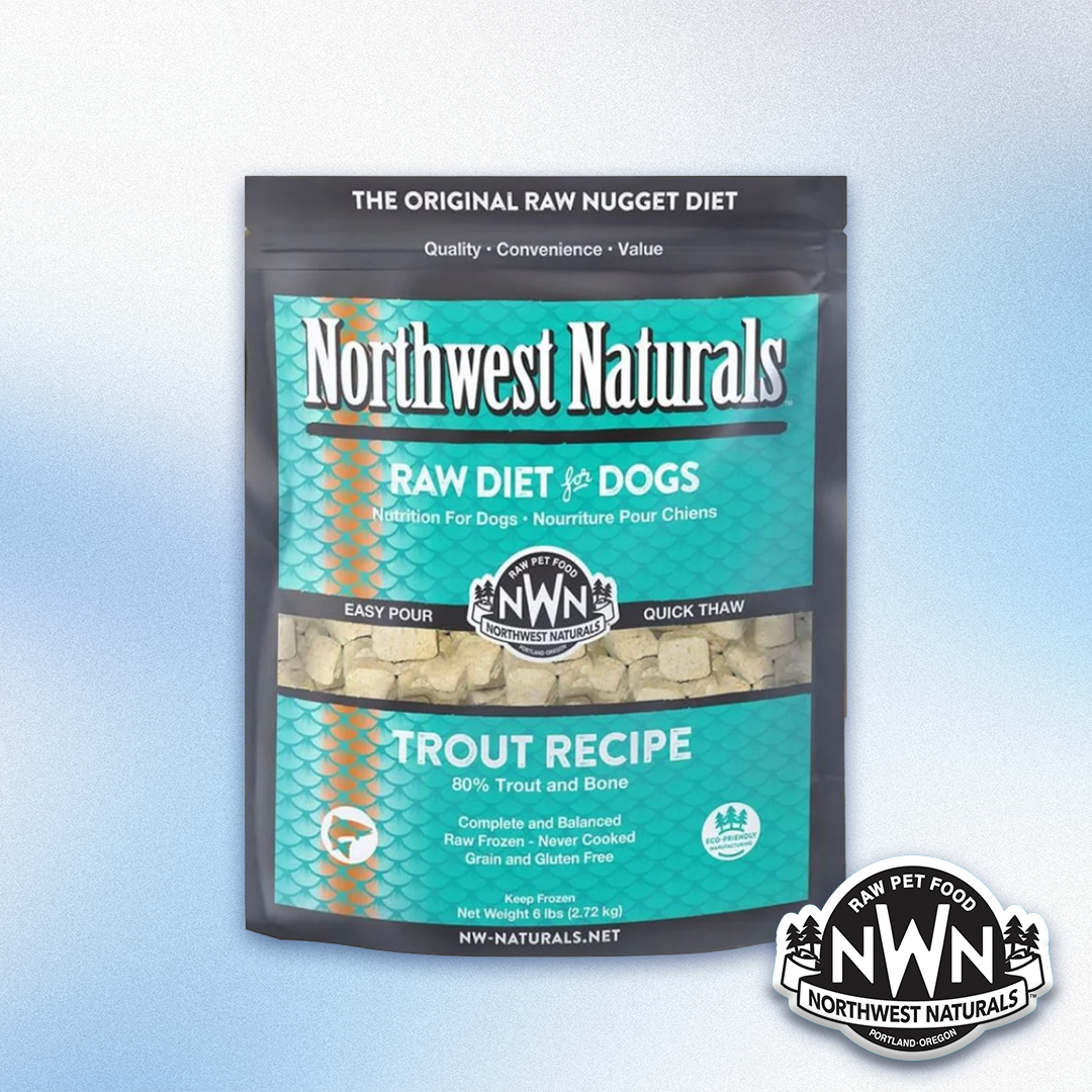 Northwest Naturals - Frozen Raw Nugget Diet for Dogs Trout Recipe (6lb)