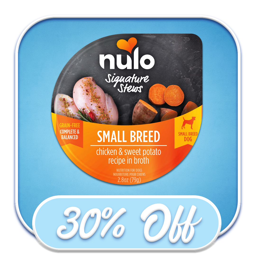 #48741 Nulo - Signature Stews Puppy & Adult Chicken & Sweet Potato in Broth, 2.8oz Wet Dog Diet