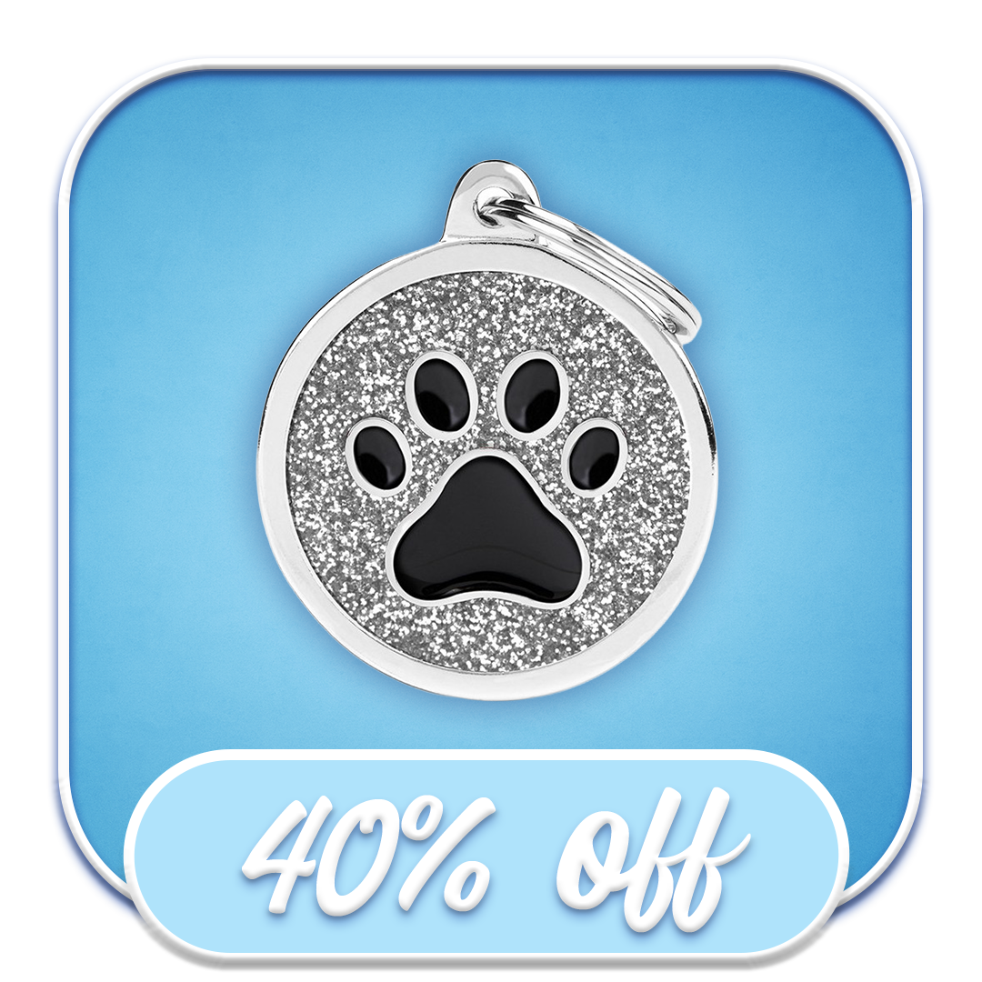 #40247 MyFamily - Shine Grey Circle Paw