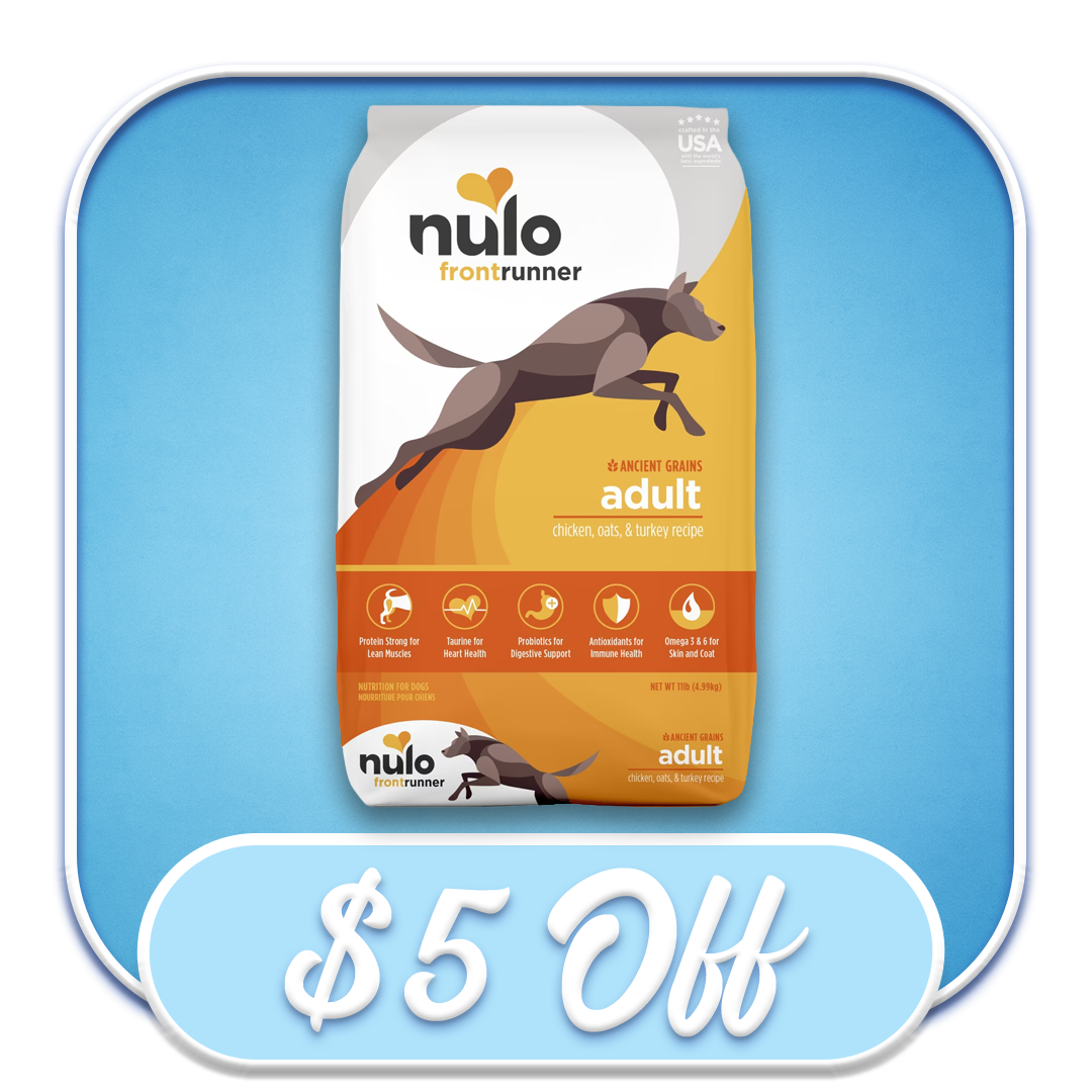 #42229 - Nulo Frontrunner Ancient Grains Adult Chicken, Oats & Turkey 11lb Dry Dog Diet