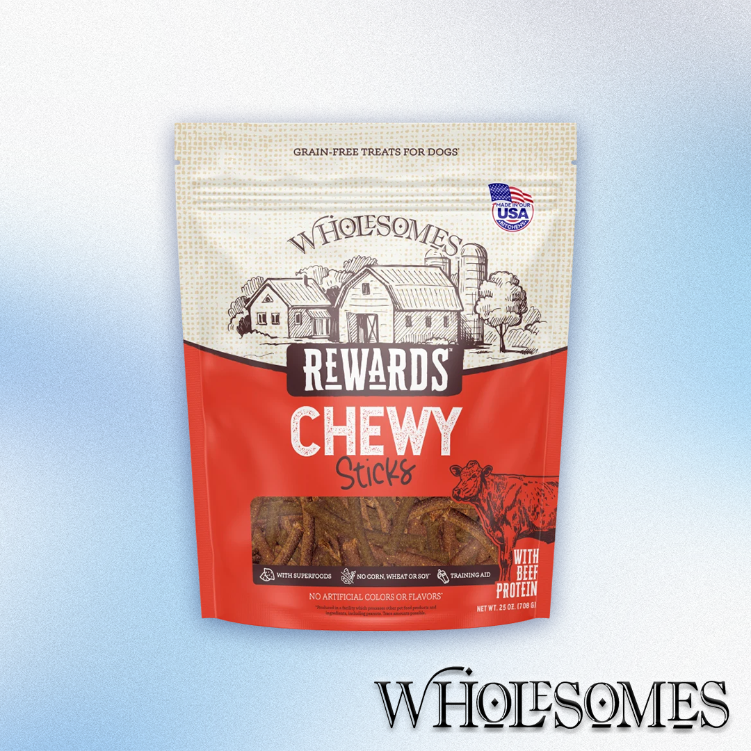 Wholesomes - Beef Chewy Sticks (25oz)