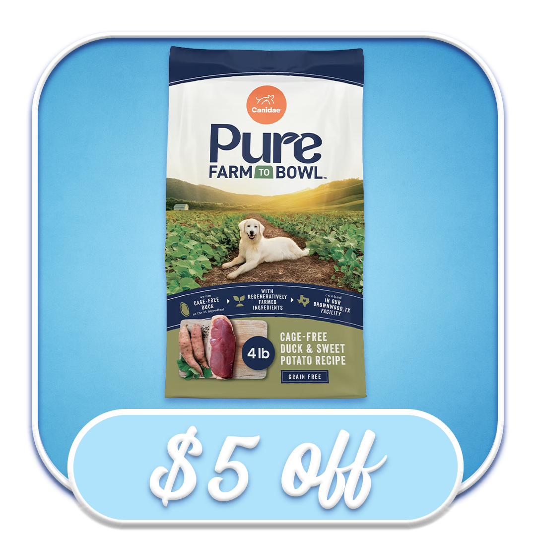 #41016 Pure Farm to Bowl - Cage-Free Duck & Sweet Potato Grain-Free Recipe (4lb)