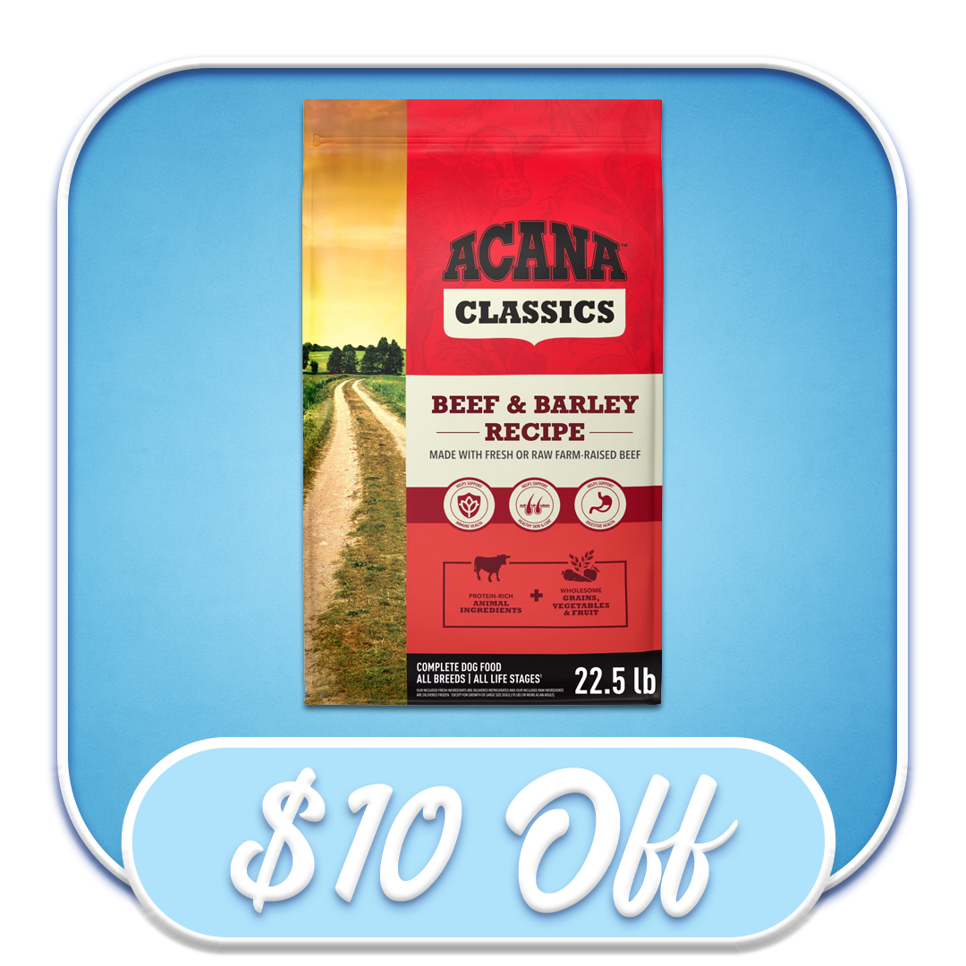 #49230 Acana - Classics Beef & Barley 22.5lb Dry Dog Diet