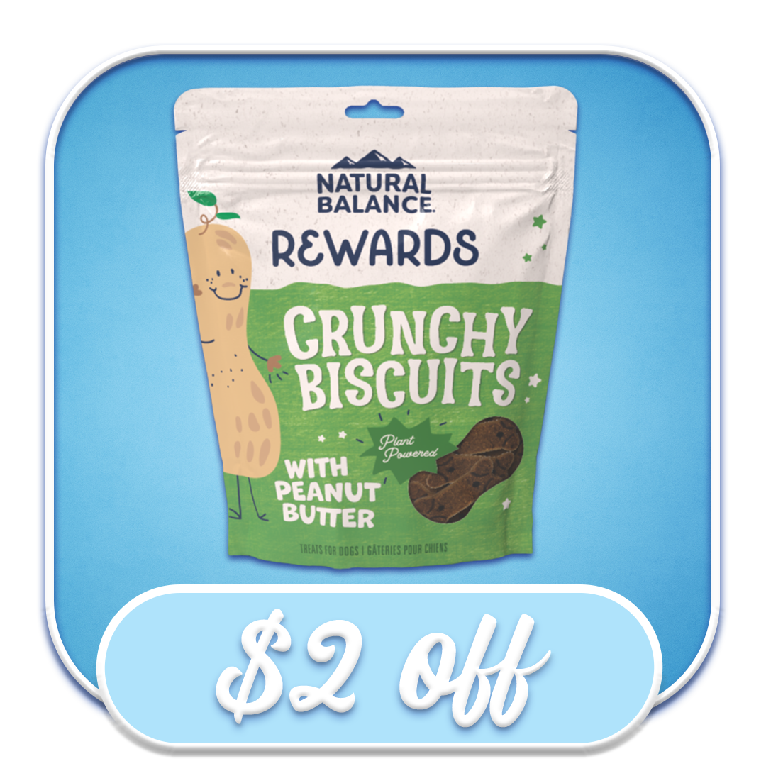 #47112 Rewards Crunchy Biscuits - Peanut Butter (14oz)