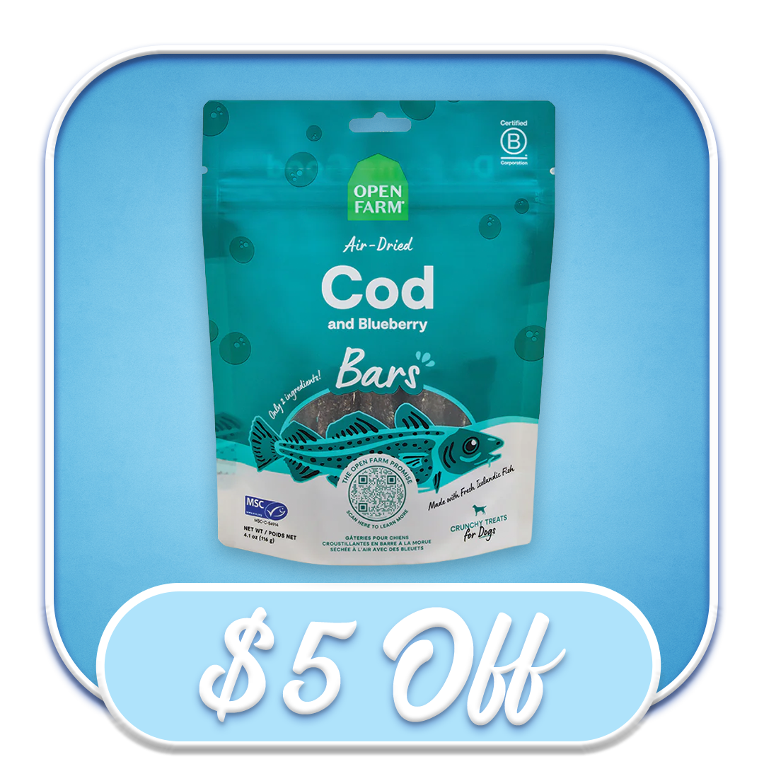 #51280 Open Farm - Air Dried Cod & Blueberry Bars