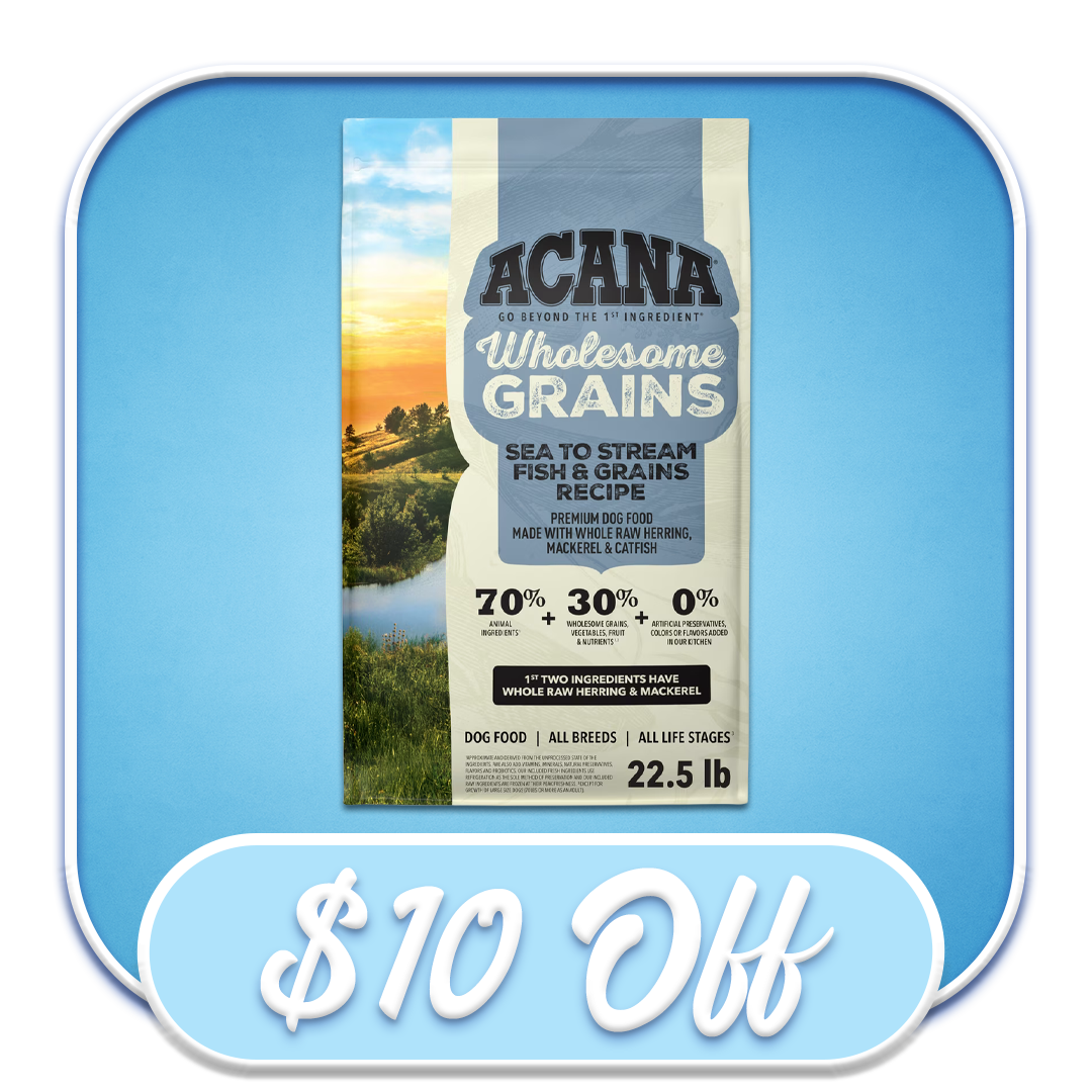 #43300 Acana - Wholesome Grains Sea to Stream Fish & Grains Recipe 22.5lb Dry Dog Diet