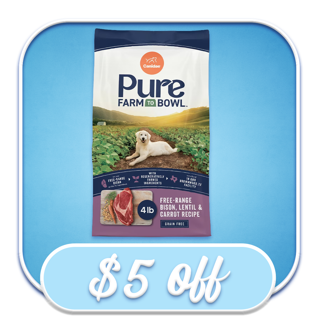 #41013 Pure Farm to Bowl - Free-Range Bison, Lentil & Carrot Grain-Free Recipe (4lb)