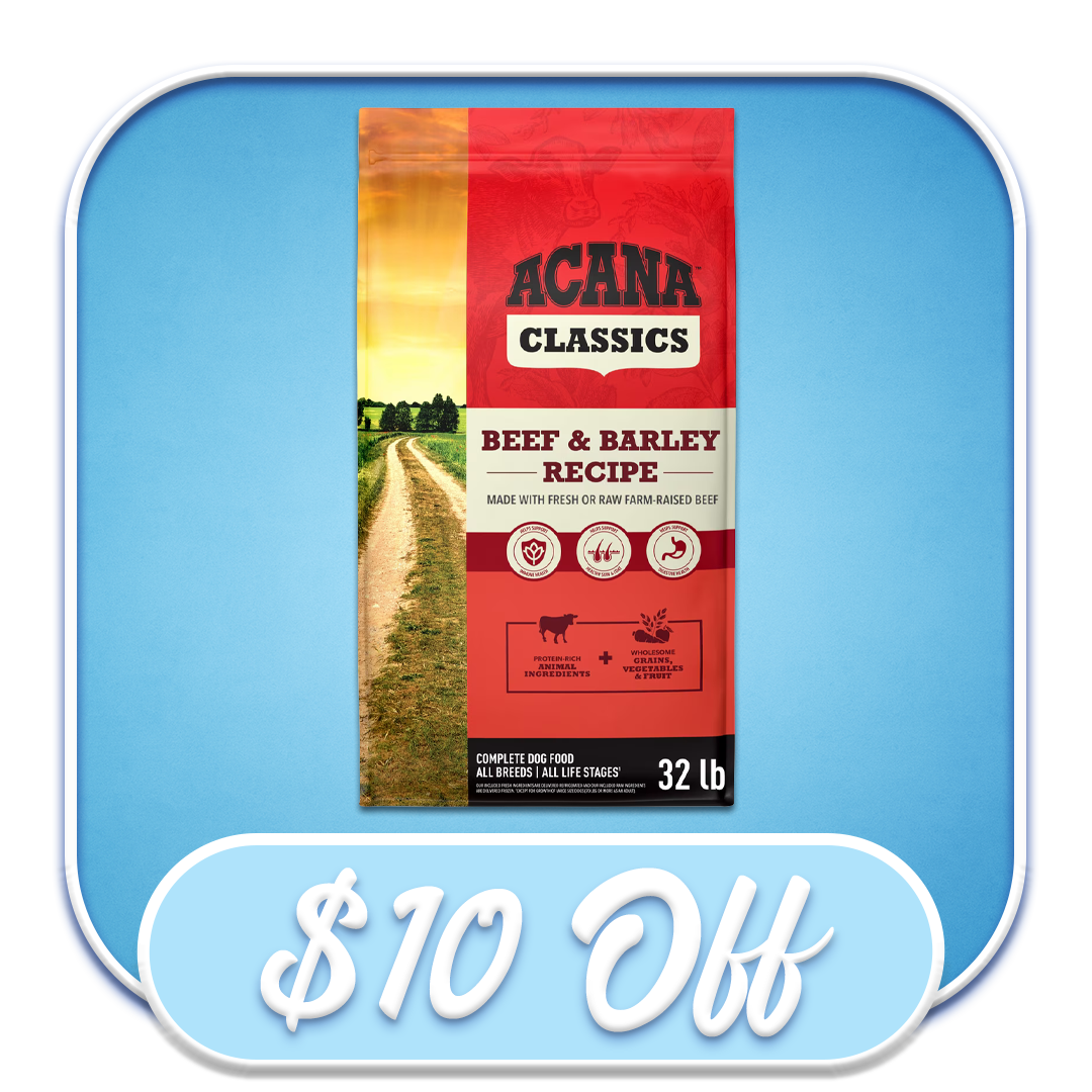 #52637 Acana - Classics Beef & Barley Recipe 32lb Dry Dog Diet