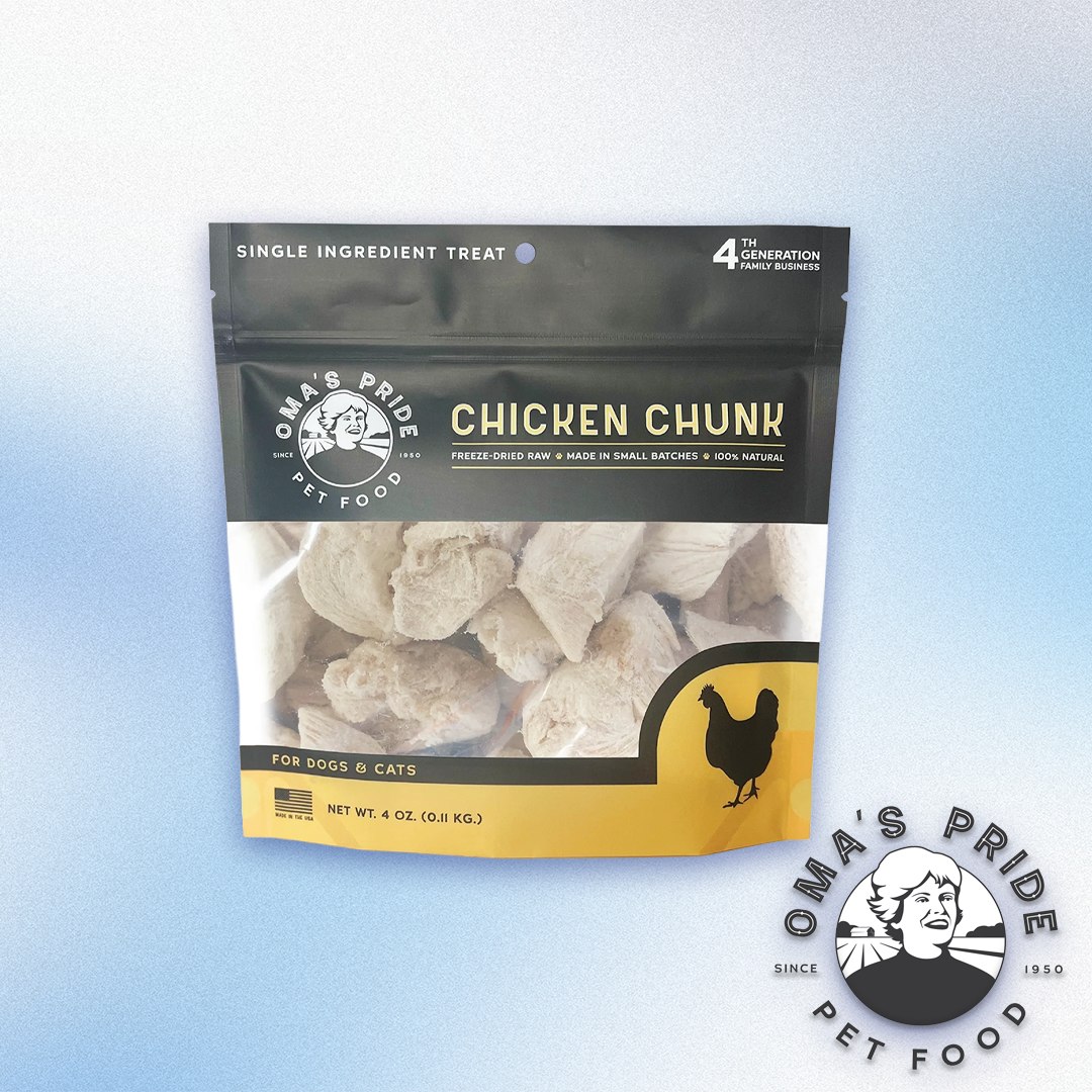 Oma's Pride - Freeze-Dried Raw Chicken Chunks (4oz)