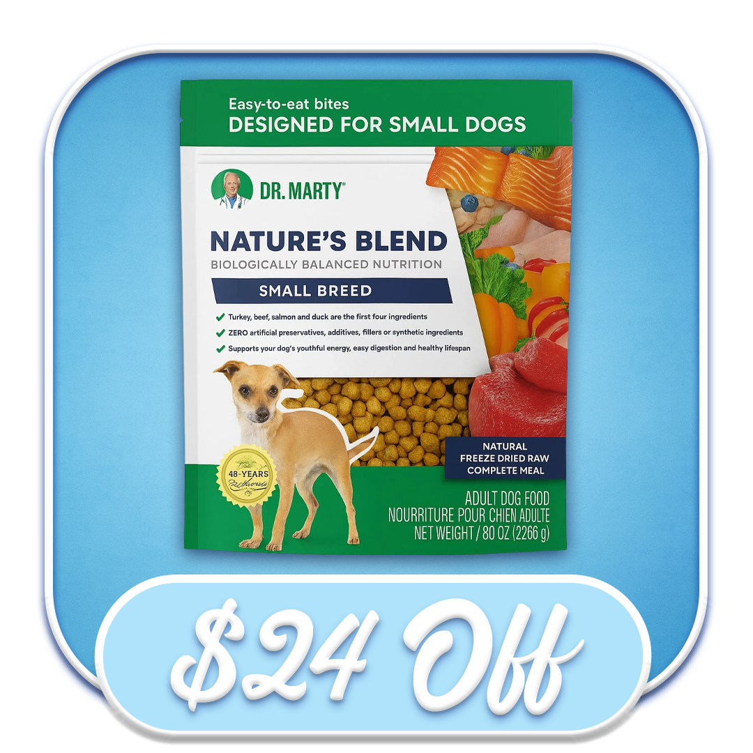 #49304 Dr. Marty Small Breed 80oz Freeze-Dried Dog Diet