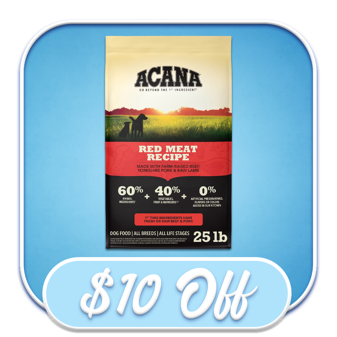 #37743 Acana Red Meat Recipe 25lb Dry Dog Diet