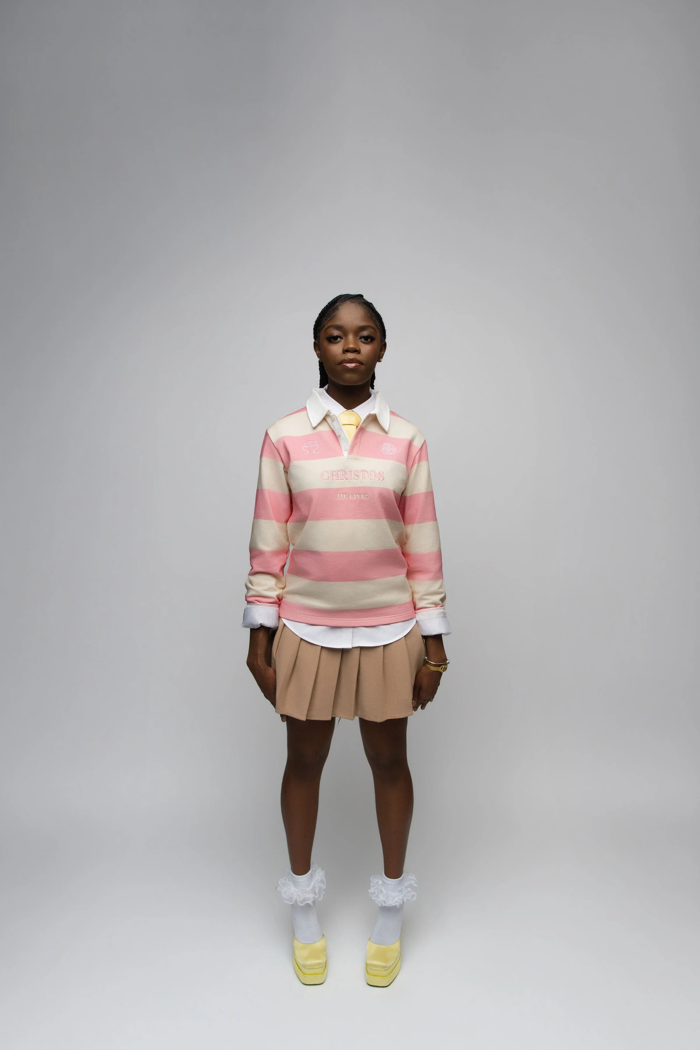 'Pink' Polo Rugby Shirt