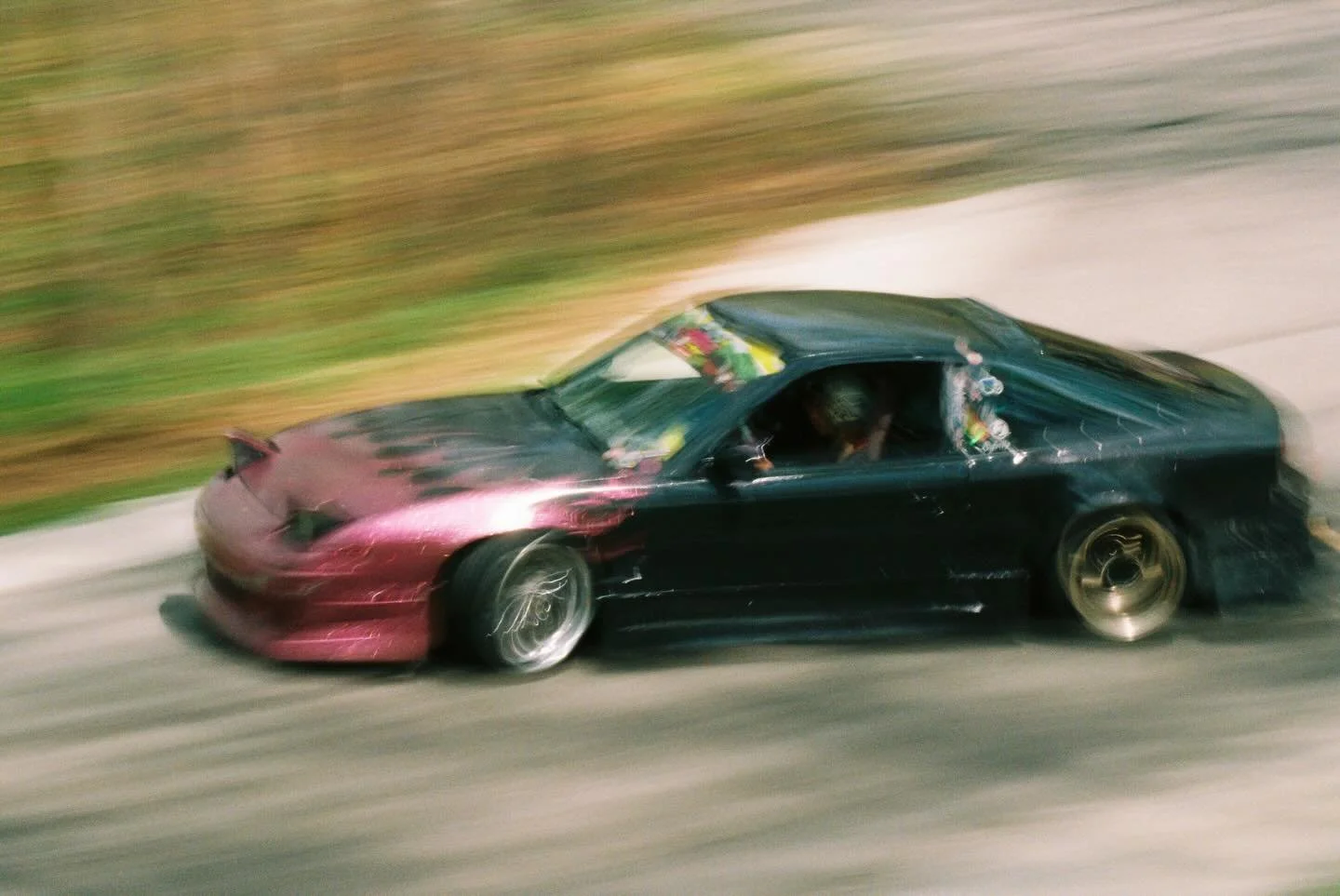 Sideways looks good on film! Can&rsquo;t wait &lsquo;til I can get out and keep the reels spinning again. 
.
.
.
.
#filmisnotdead #driftlife #kodak #fujifilm #35mm