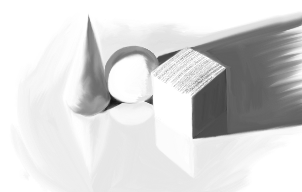 Shape Shadow and Reflection Render Study