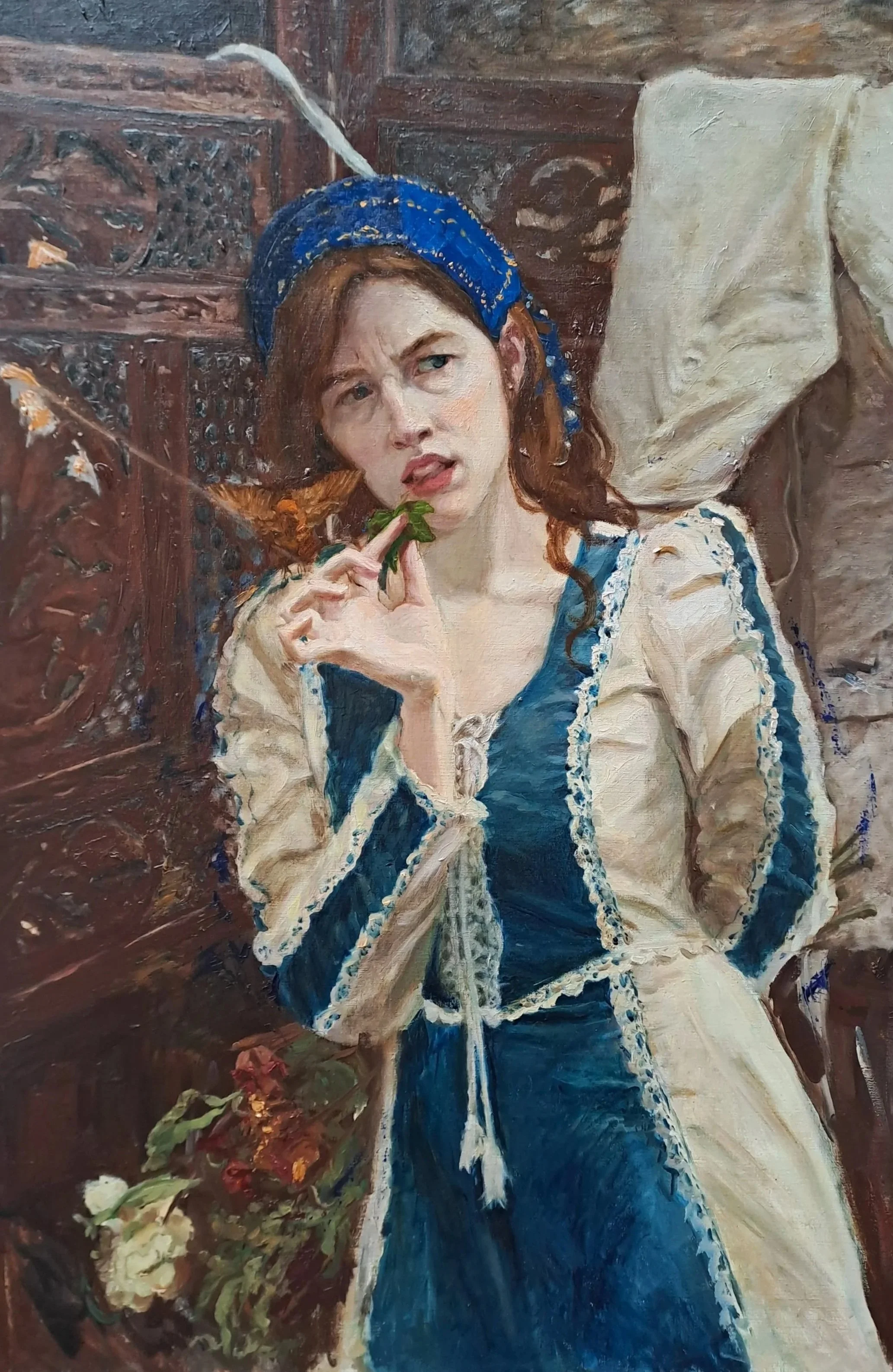 Poison Ivy, oil on canvas.