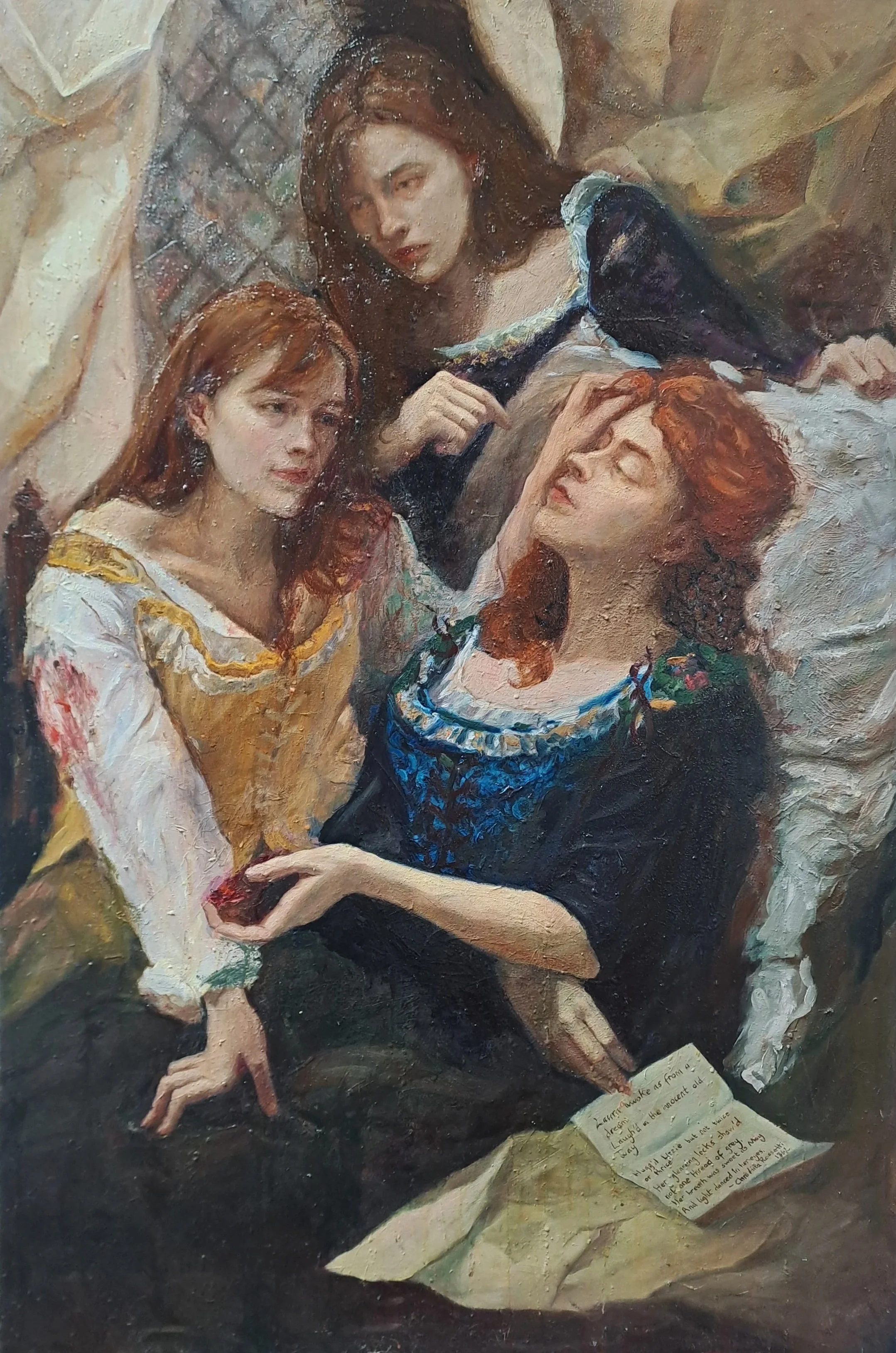 Laura Awakes, 47 x 32", oil on canvas.