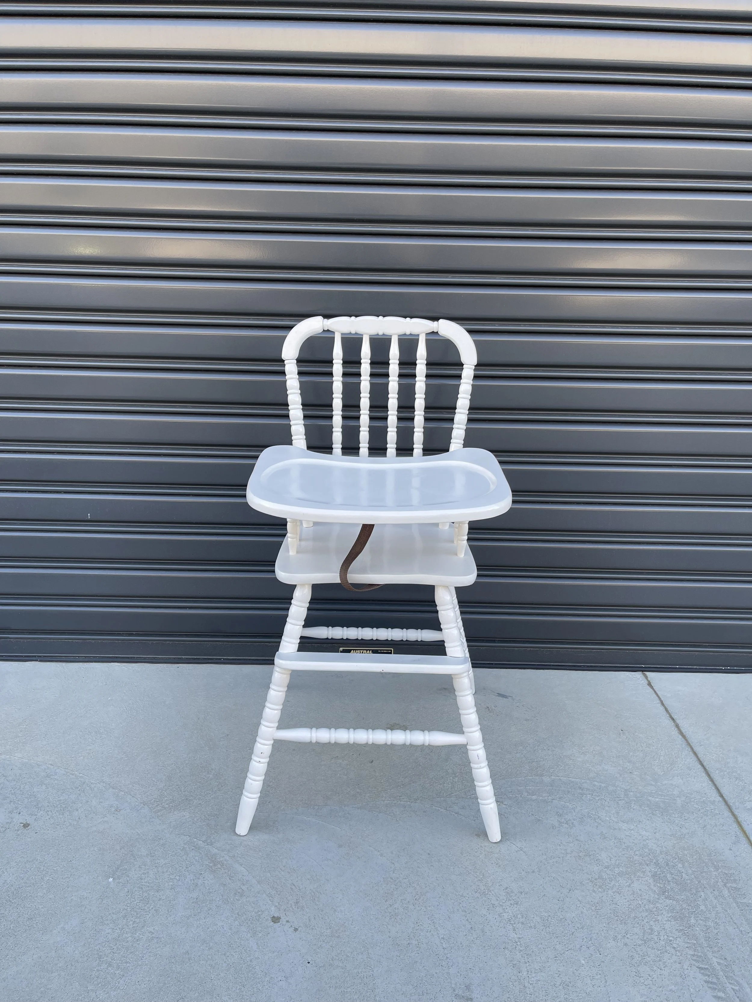 White Baby High Chair