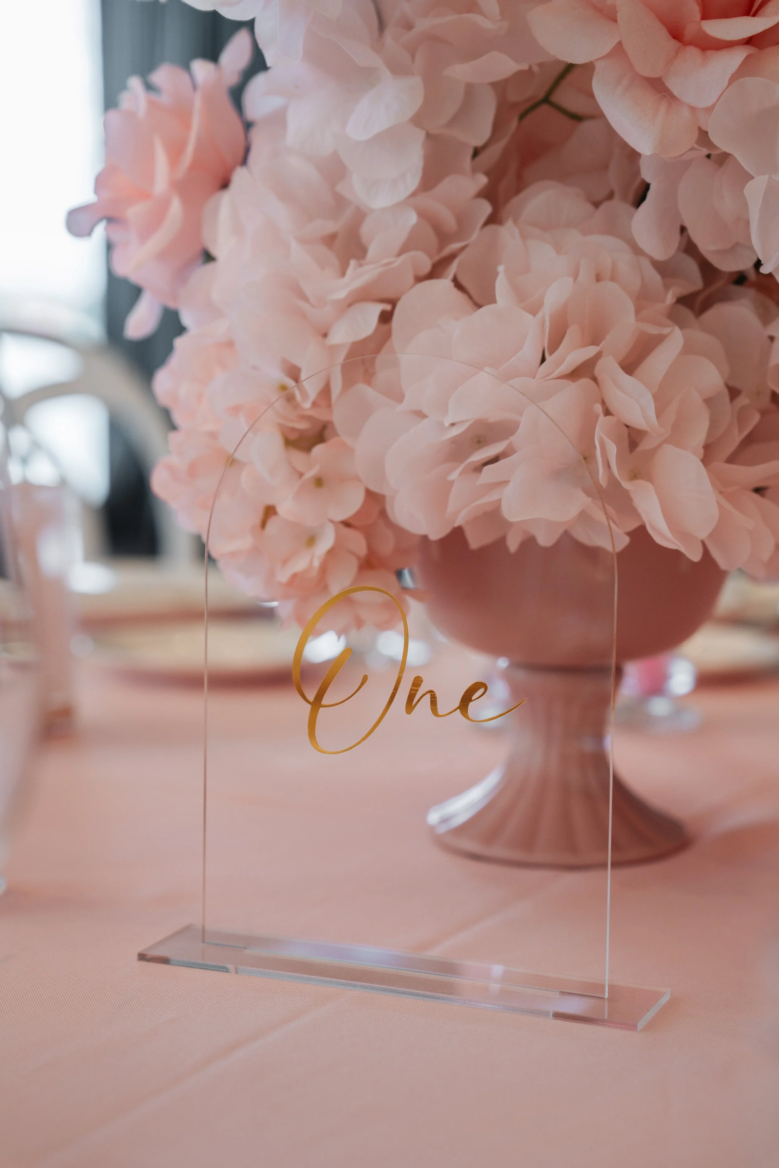 Arch Table Numbers (Clear)