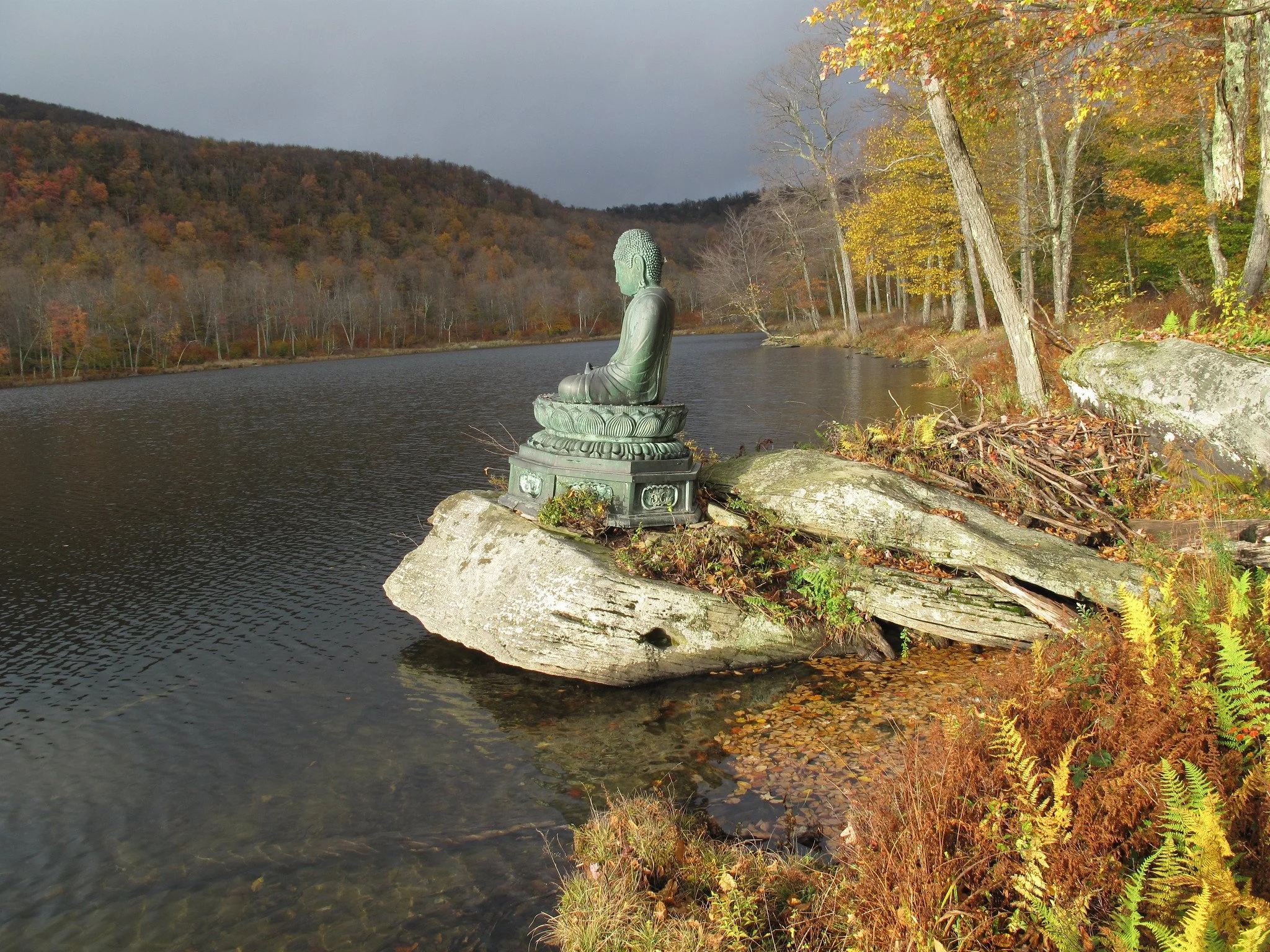 Buddha on Beecher Lake